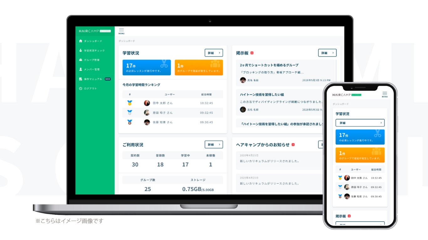 管理機能のイメージ1